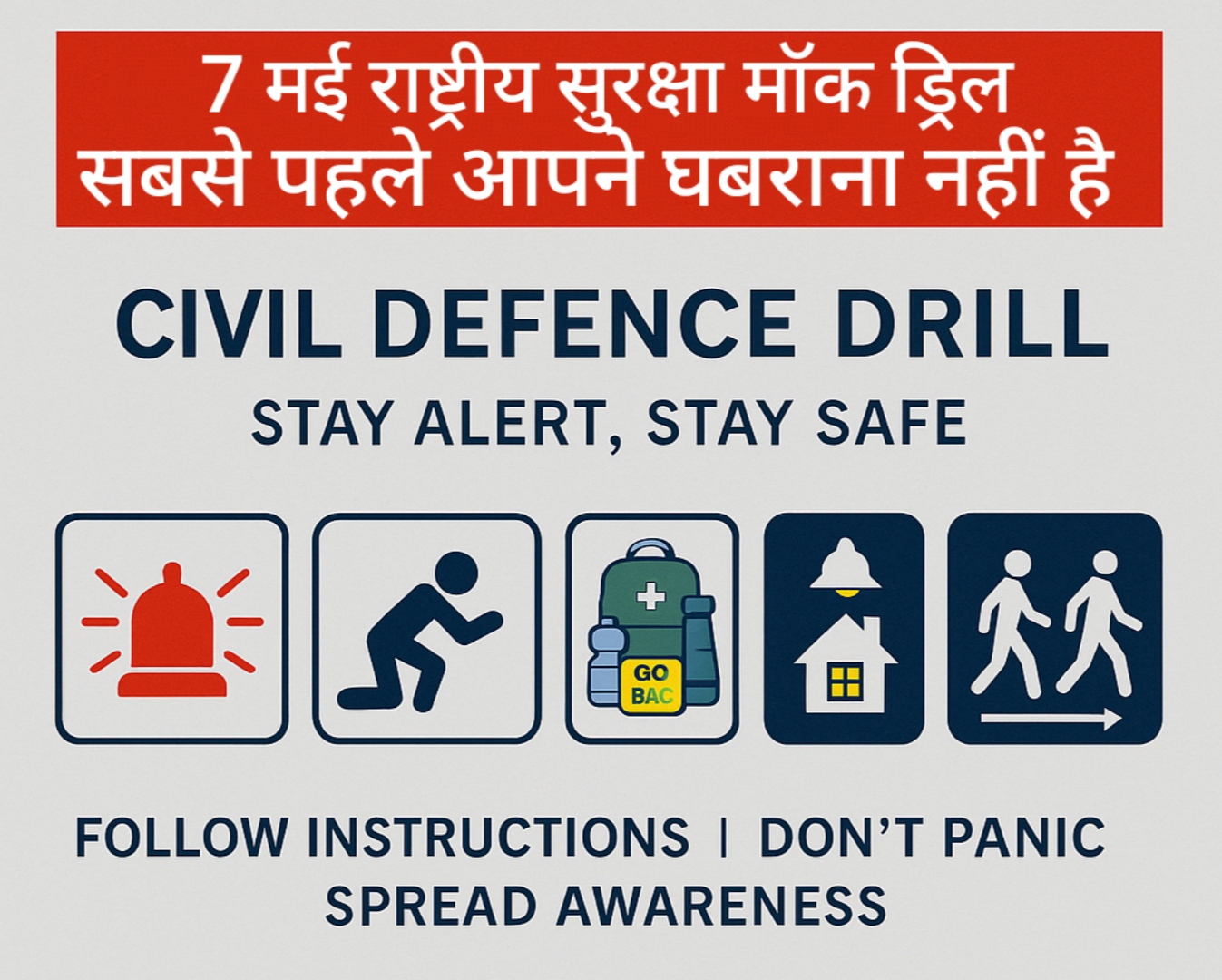 7 मई को देशभर में बड़ा अभ्यास: जानें क्या करना है!…. गृह मंत्रालय द्वारा जारी अपील