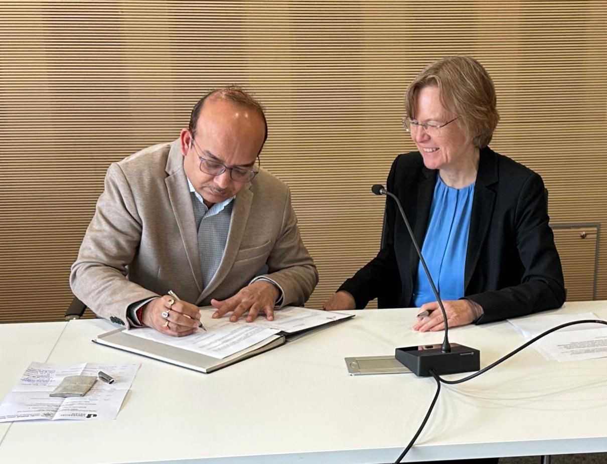 आईआईटी (IIT) भिलाई और यूनिवर्सिटी ऑफ़ सिगेन ने सेंसर रिसर्च हब शुरू करने किया एमओयू