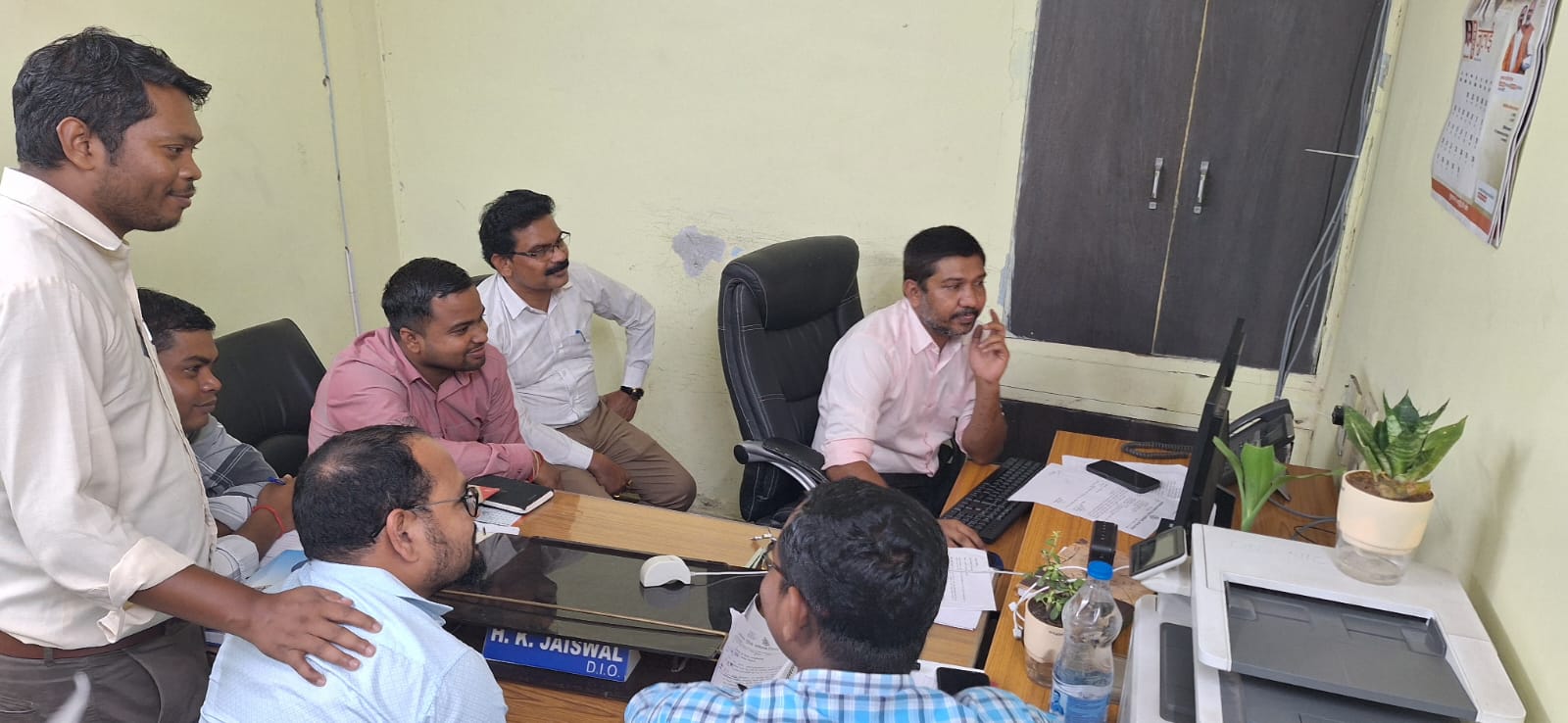 ई-आफिस के अन्तर्गत विभिन्न विभागों को दी जा रही प्रशिक्षण। कलेक्टर द्वारा विभागों के लिए शेड्यूल जारी