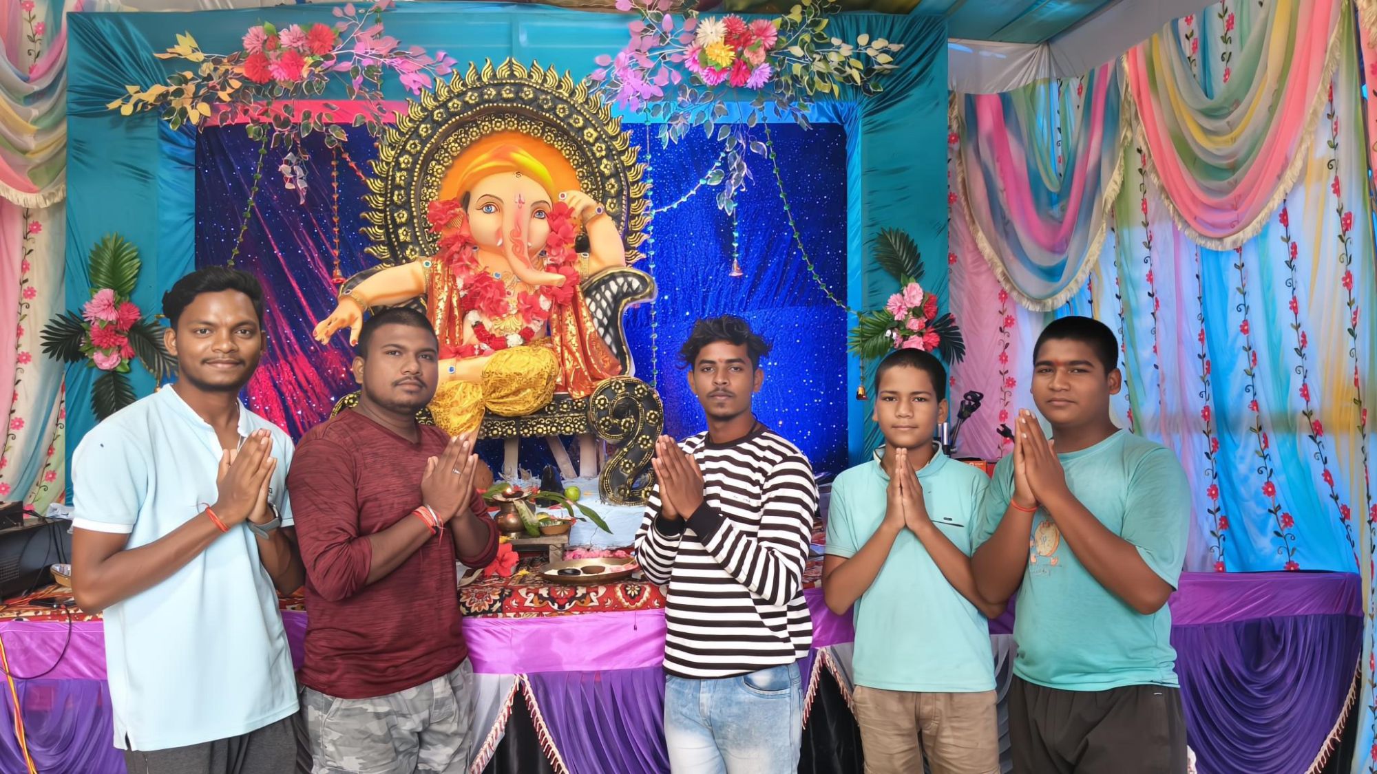 उतरदा सड़कपारा में गणेशोत्सव की धूम…विराजे विघ्नहर्ता