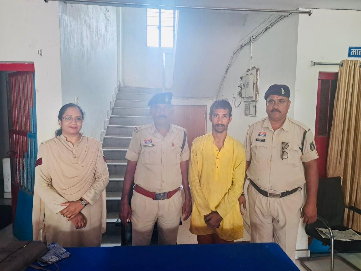 बिलासपुर : पीड़िता के साथ दुष्कर्म करने वाले आरोपी को चकरभाठा पुलिस के द्वारा किया गया गिरफ्तार