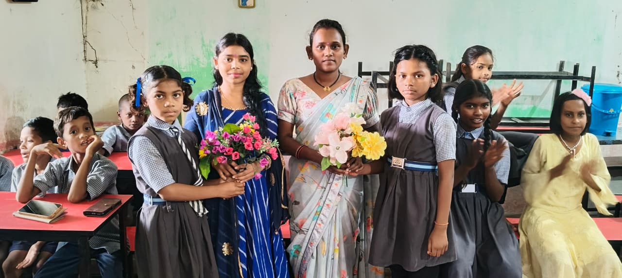 माध्यमिक शाला रंगोले में मनाया गया शिक्षक दिवस