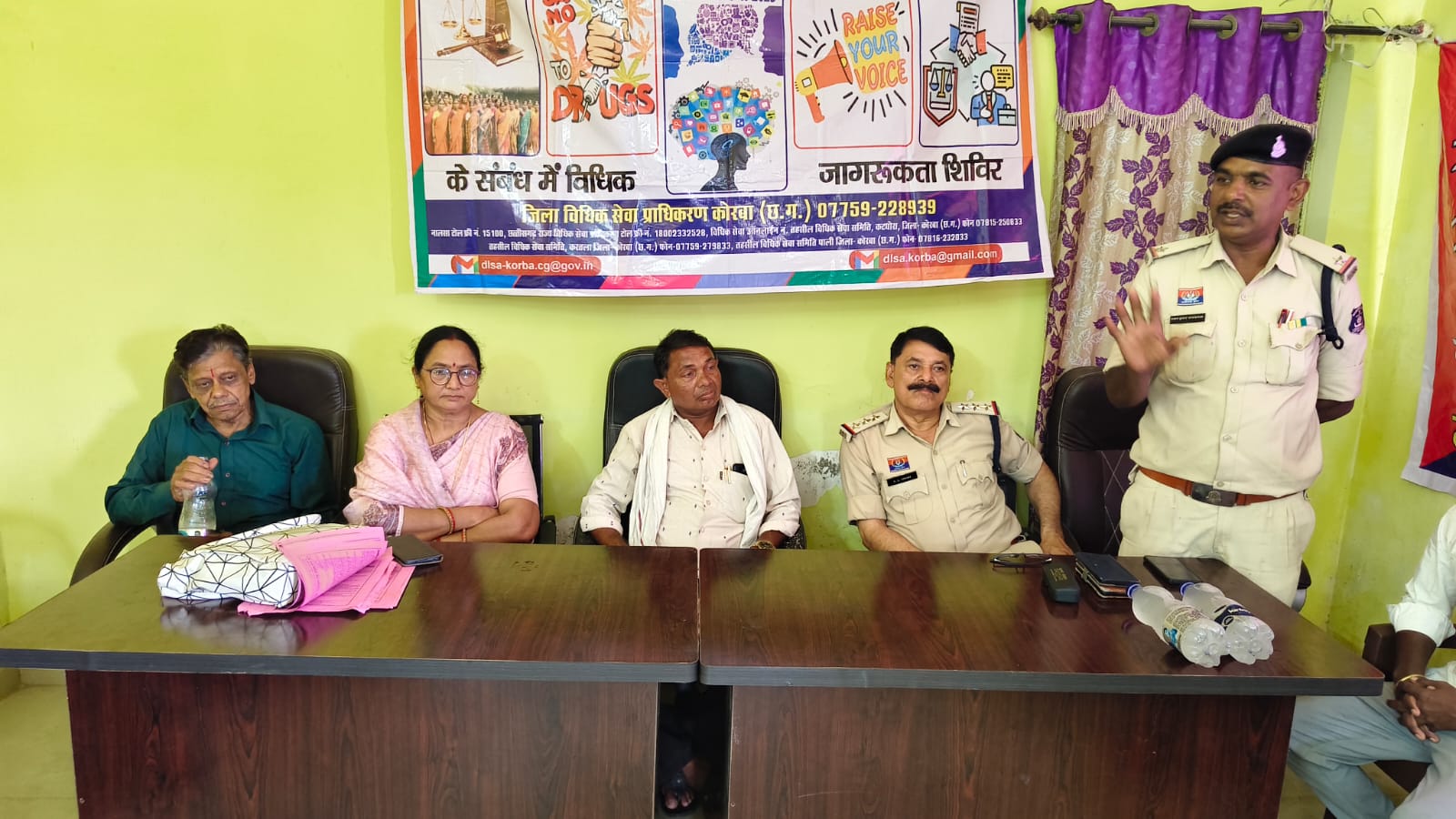 पाली क्षेत्र के ग्राम पूटा में विधिक सहायता शिविर का आयोजन, दी गई कानूनी जानकारी