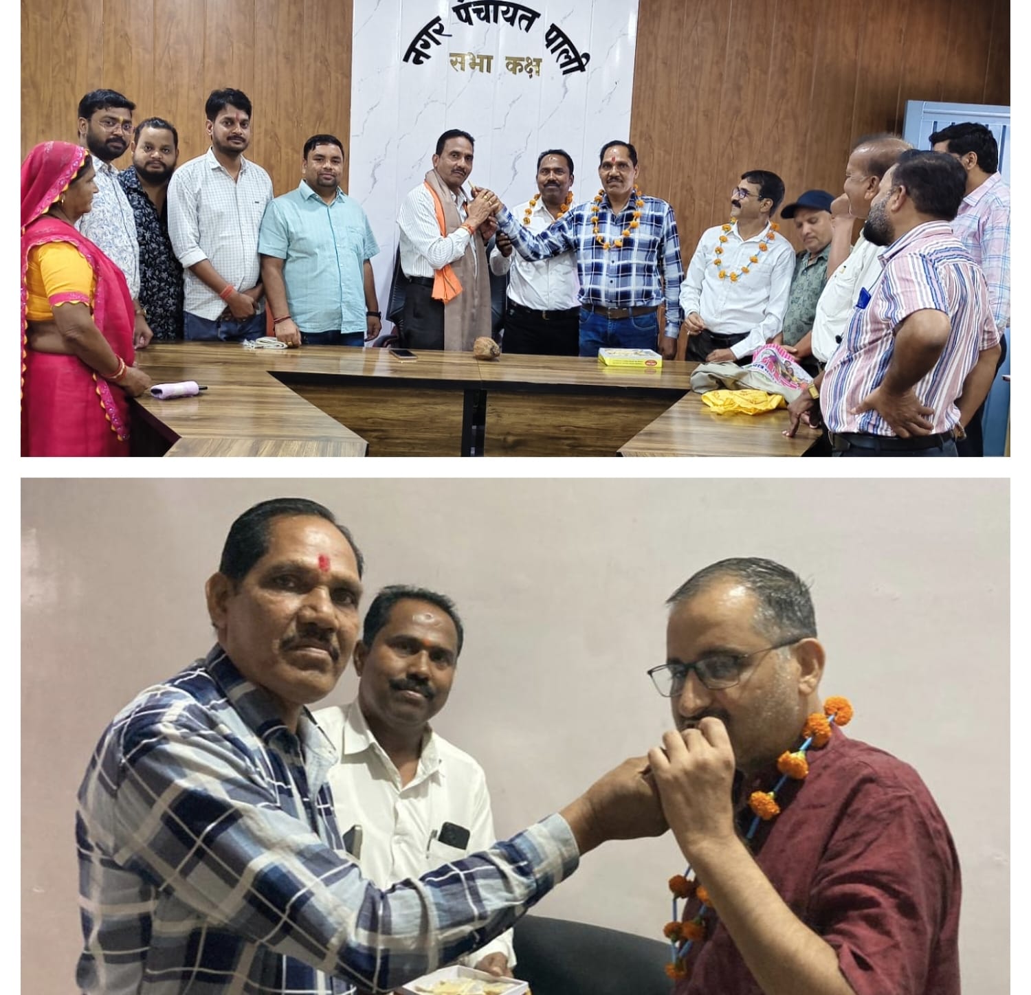 नपं पाली के नवनियुक्त एल्डरमैन ने वरिष्ठ पदाधिकारियों से की सौजन्य मुलाकात, नियुक्ति पर जताया आभार