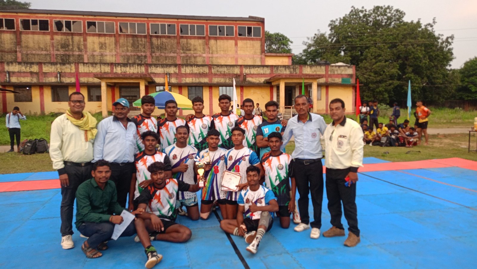 परिक्षेत्र स्तरीय कबड्डी में पाली महाविद्यालय ने हासिल किया उपविजेता स्थान