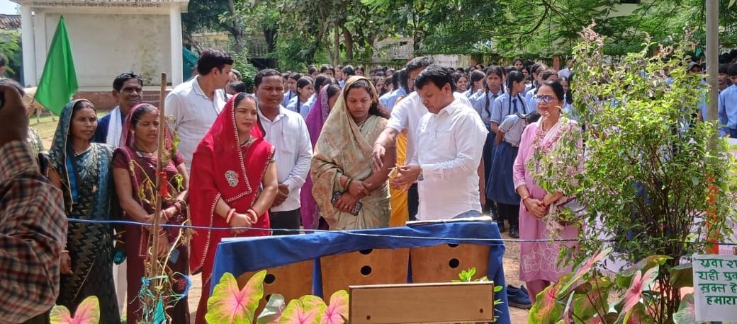 सेवा संकल्प अभियान : चैतमा में नशा मुक्त युवा जागरूकता रैली, विद्यार्थियों ने लिया संकल्प
