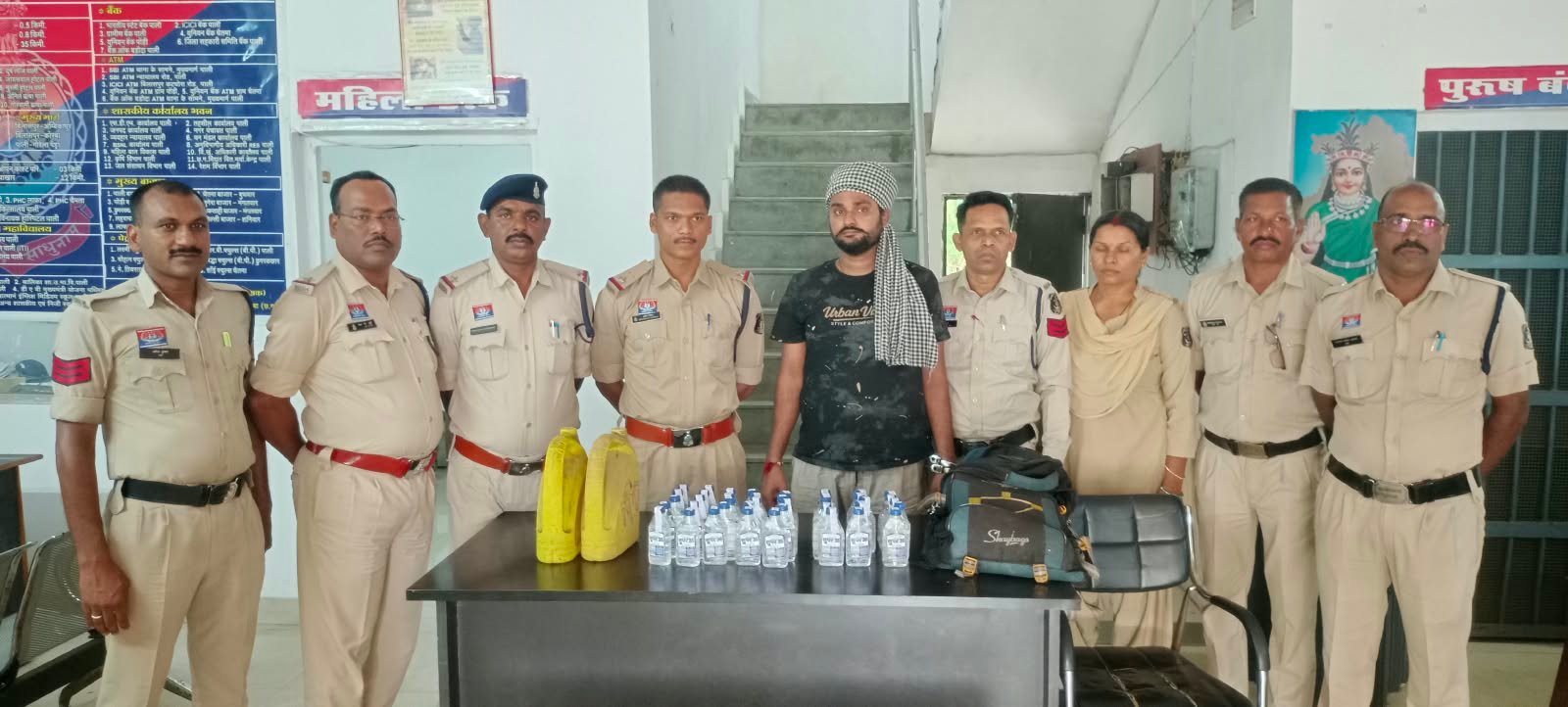 नुनेरा के पंजाबी ढाबा संचालक अवैध शराब बिक्री / परिवहन करते पकड़ाया भेजा गया जेल